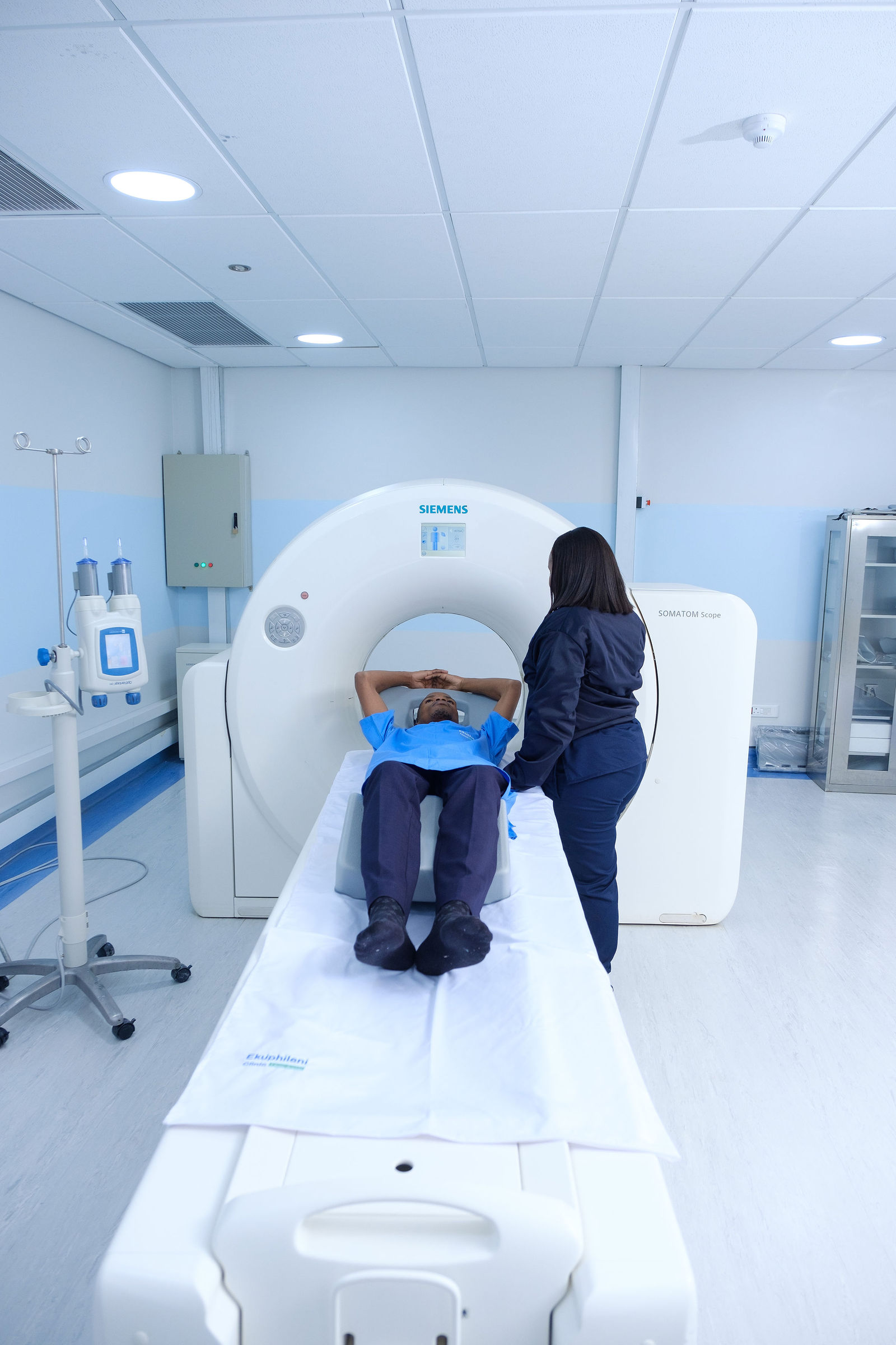 Patient scanner setup